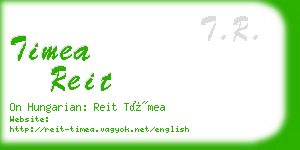 timea reit business card
